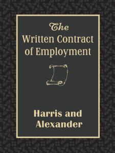 Cover, The Written Contract of Employment