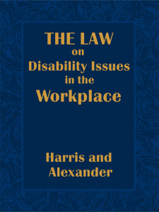 Cover, The Law on Disability Issues in the Workplace