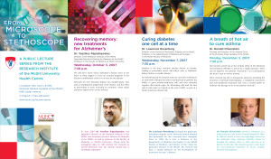 Brochure, MUHC talks